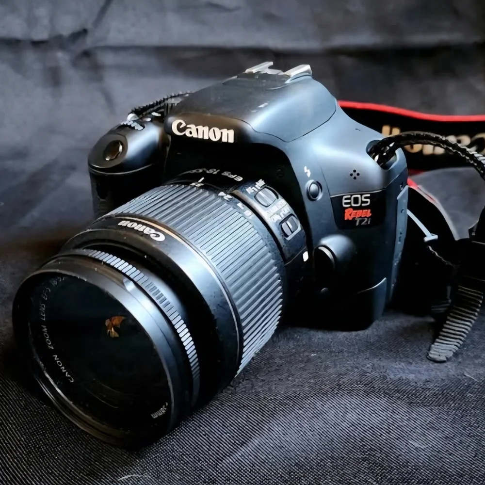 Canon EOS Digital Camera with 2 Lenses And Carrying Case
